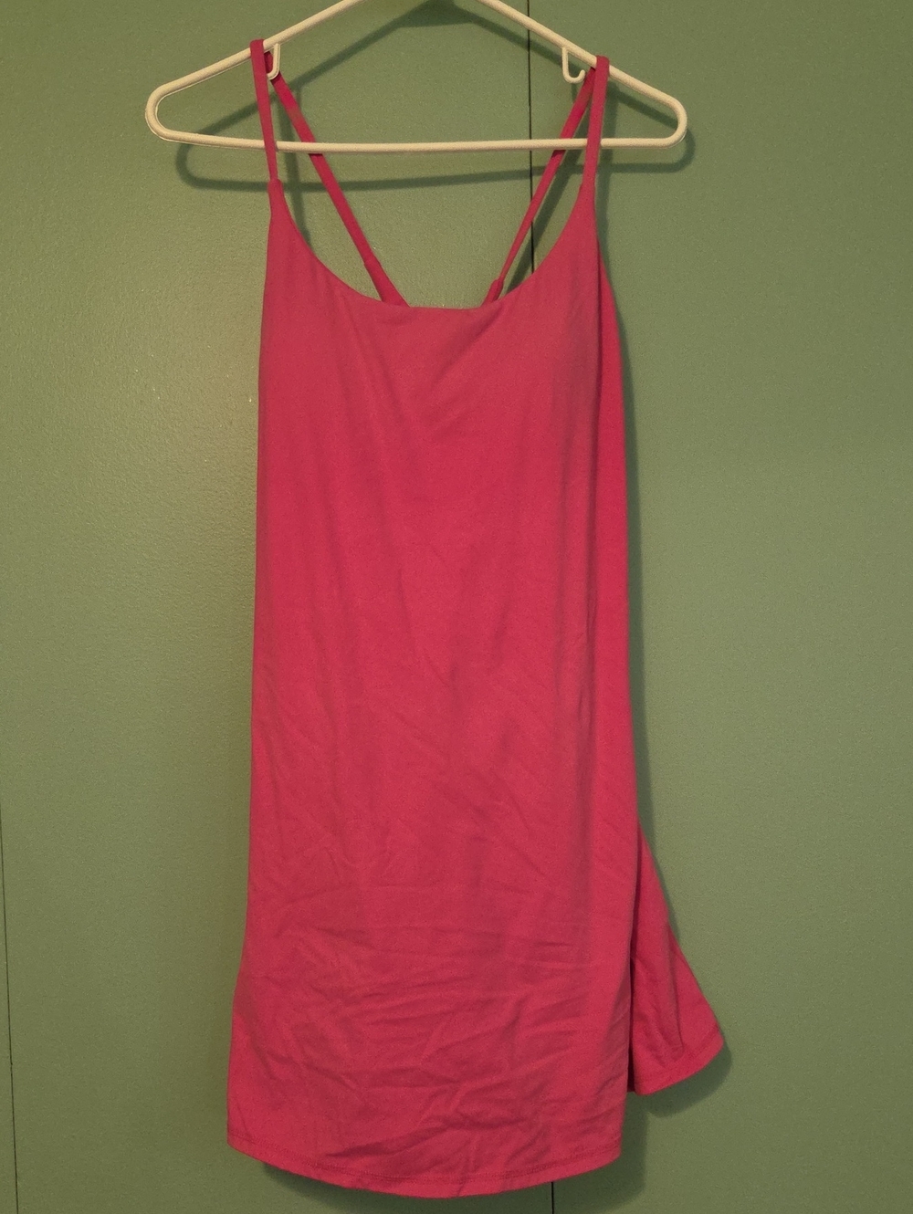 Halara Pink Athletic Dress Built In Shorts Size Large